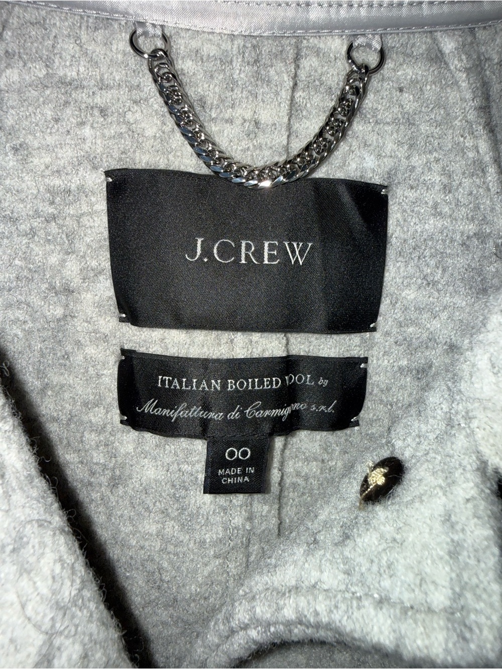 J. Crew Light Tan Wool Pea Coat - Picture 3 of 3